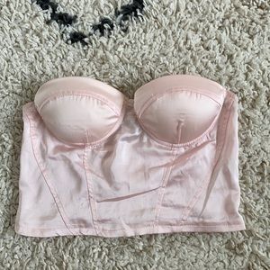 Princess polly light pink corset top - worn once